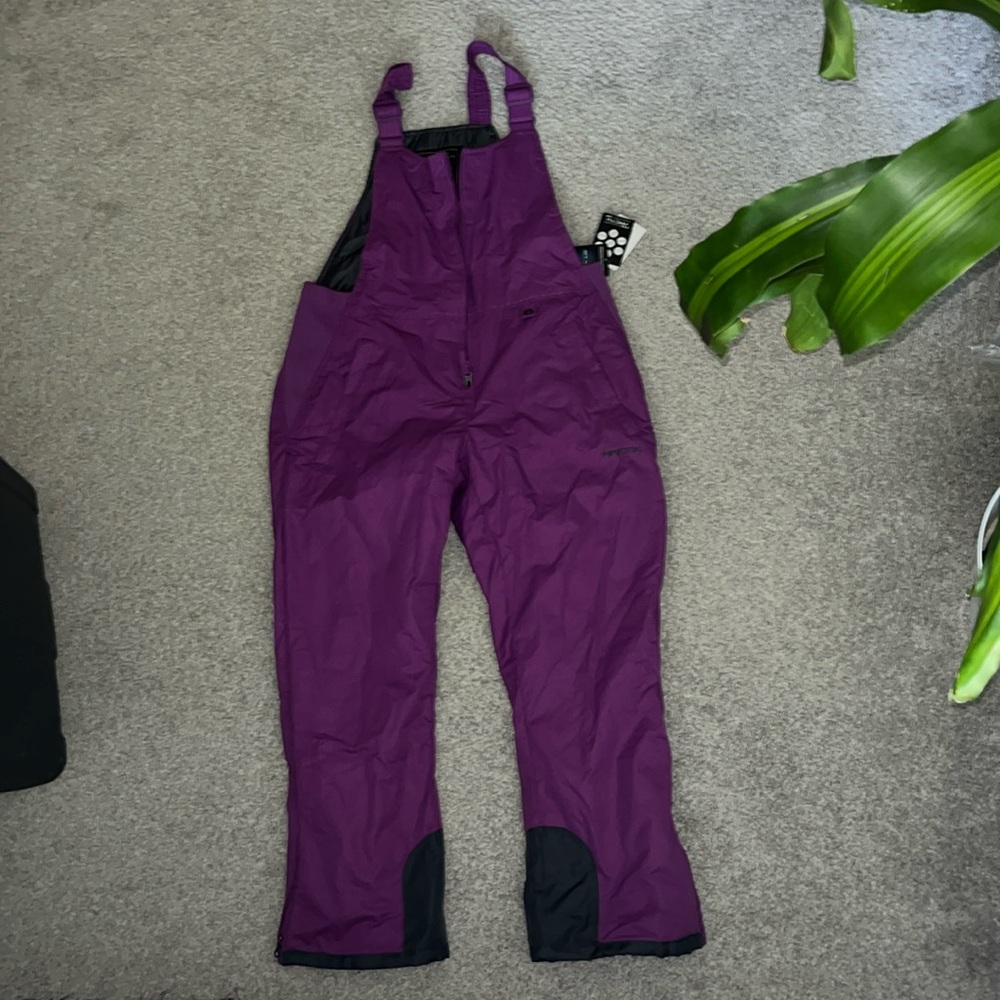 NWT Bib Snowpants Purple LG